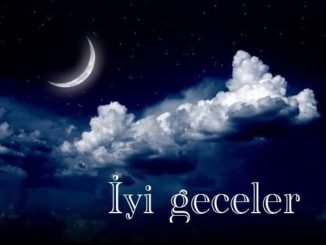 İyi geceler mesajı